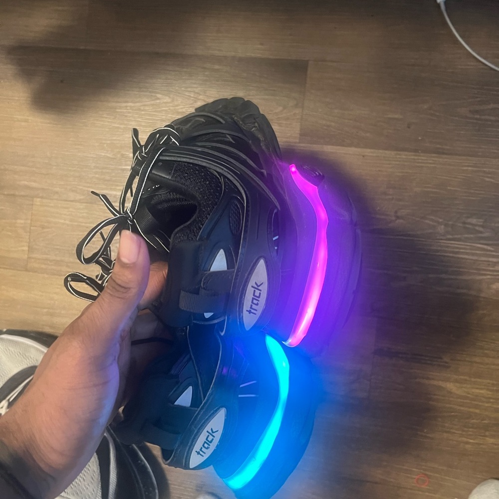 Balenciaga black led tracks